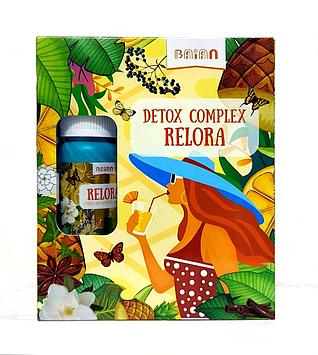 Detox complex Relora Ананас ( 60 капсул + 30 пакетиков чая ) для похудения