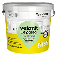 Vetonit LR Pasta Brilliant  готовая к применению суперфинишная шпаклевка 18 кг