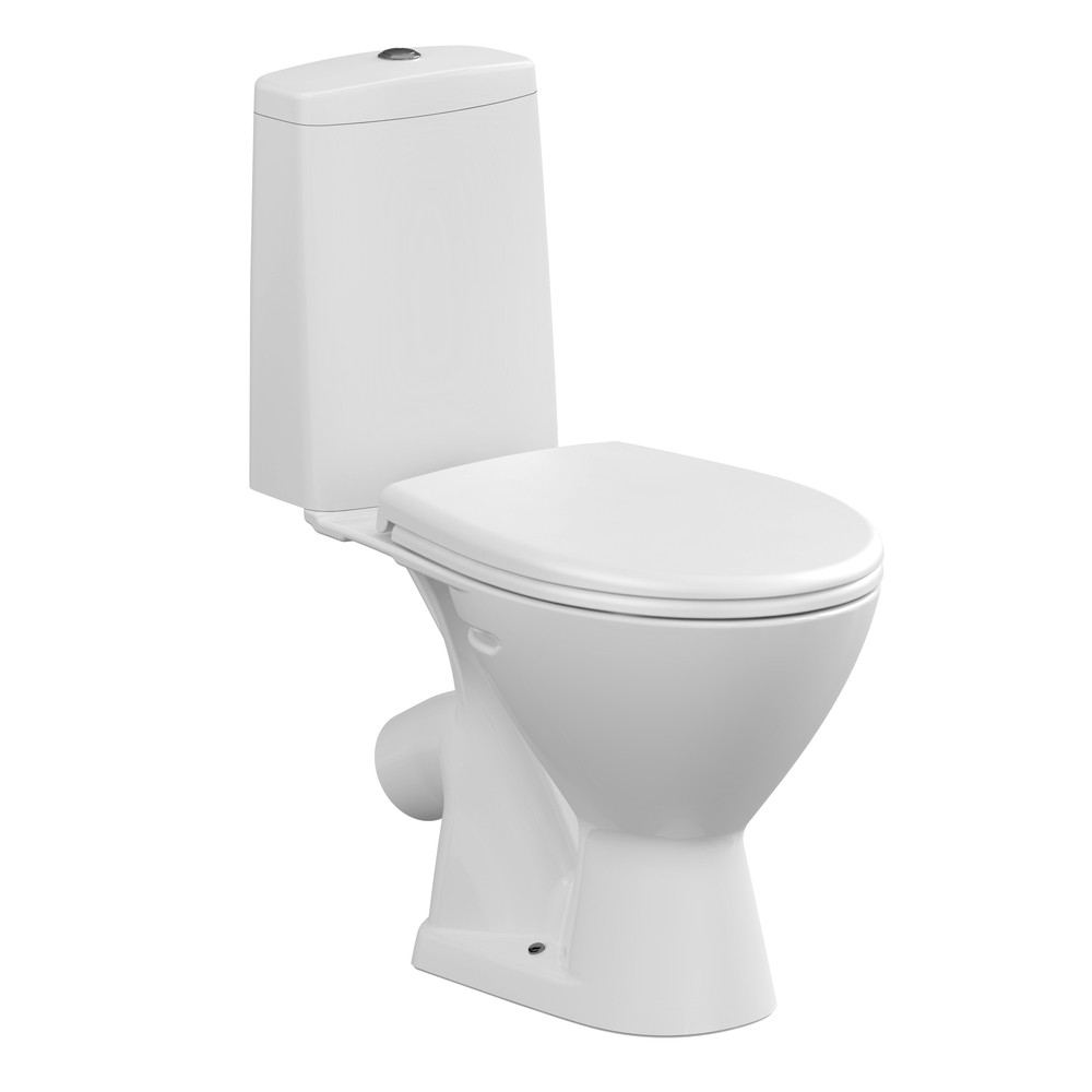 Унитаз-компакт напольный Cersanit PARVA Clean On 011 3/6 DPL EO белый (S-KO-PA011-3/6-COn-DL-w)