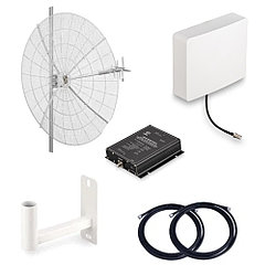 Усилитель сотовой связи 2G/4G/LTE KROKS репитер RK900/1800-60, KNA21-700/2700