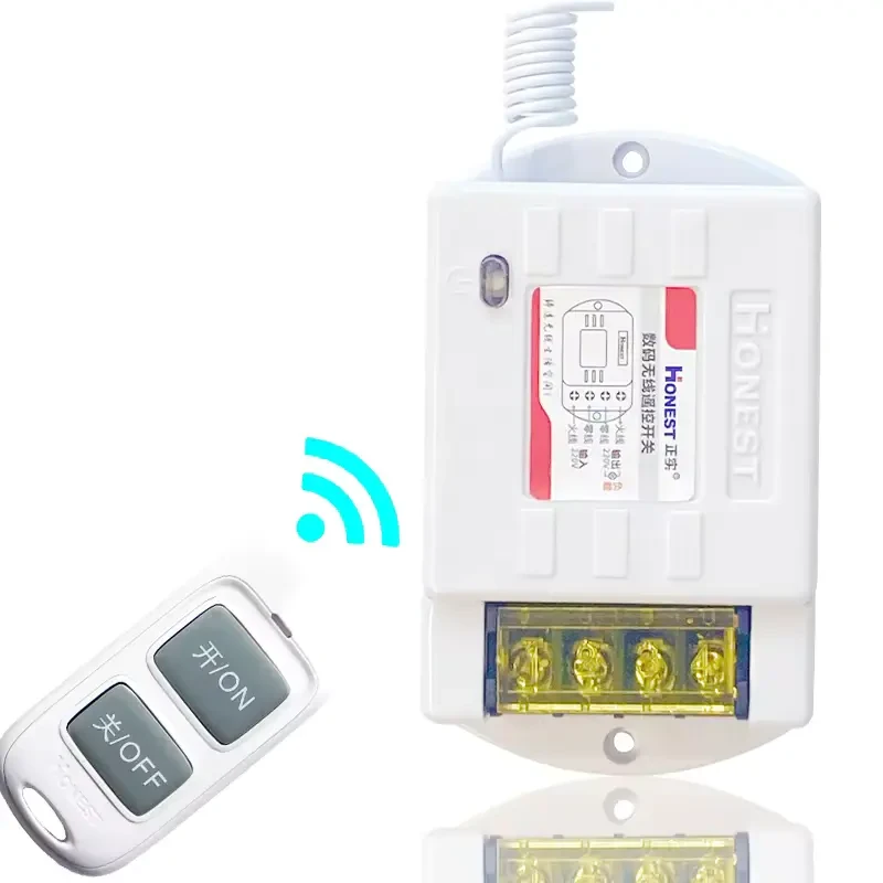 Реле с пультом дистанционного управления Honest HT-6805WBD, 220В