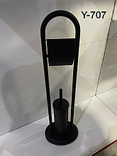 Туалетный набор 2в1, черный Y707B