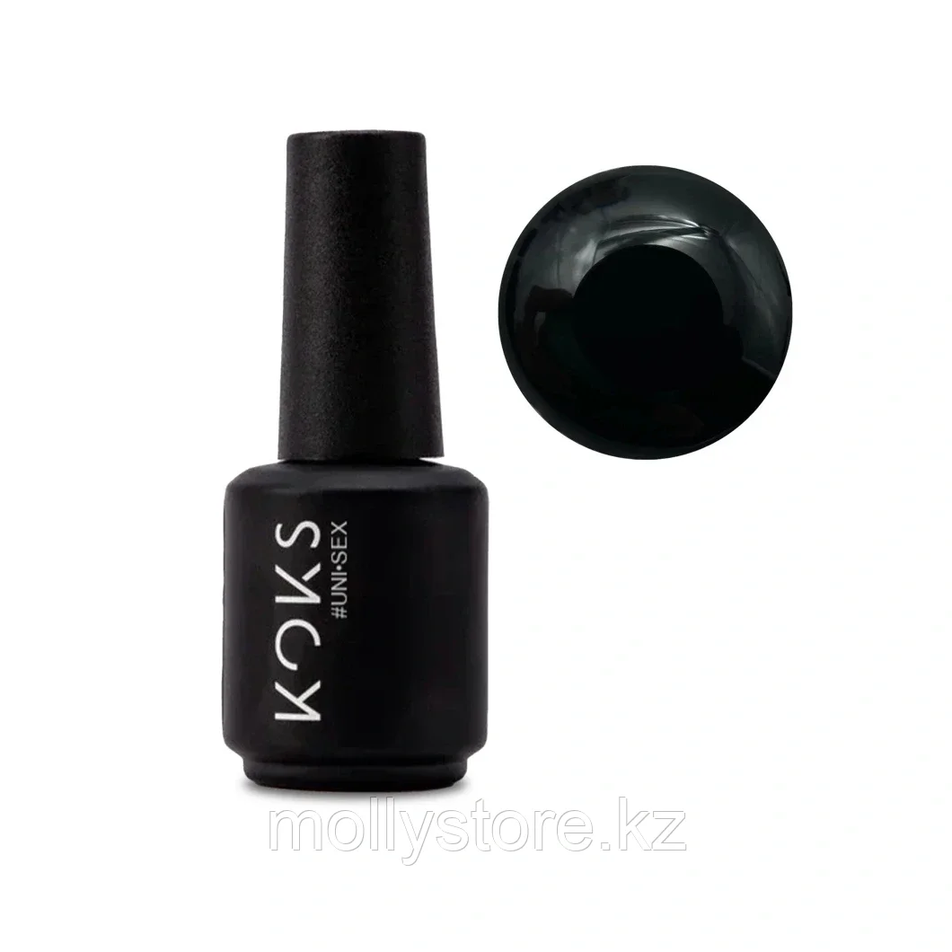 KOKS гель-лак Black черный глянцевое 15 мл