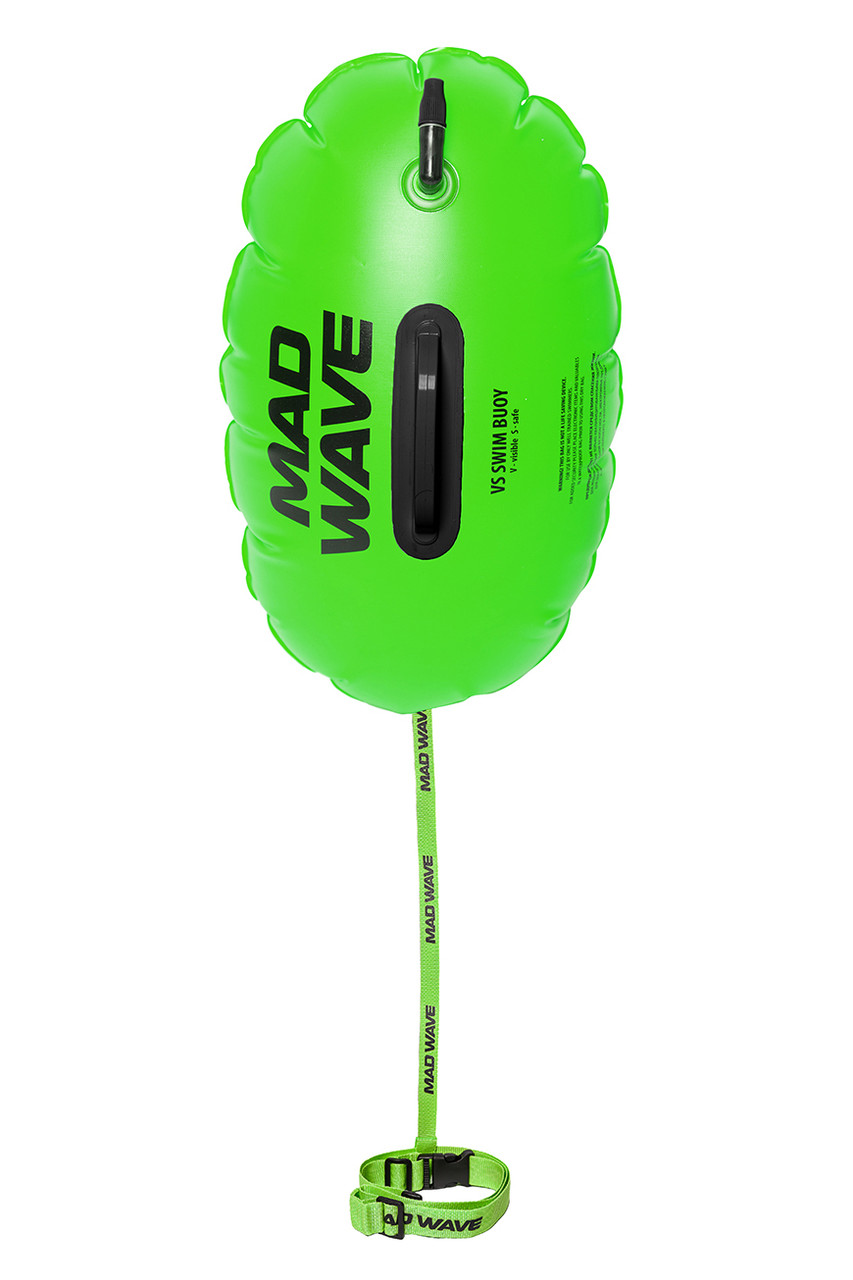 Надувной буй MAD WAVE swim buoy (10л)