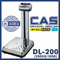 Весы CAS DL-200 N напольные торговые товарные электронные большие для склада, магазина до 200кг