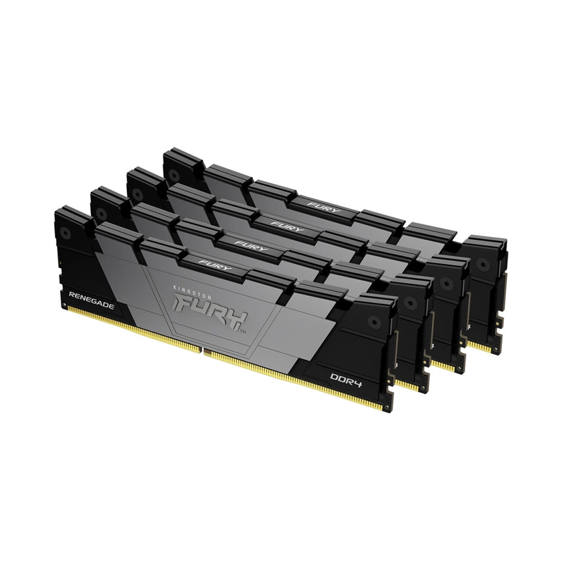 Kingston KF436C18RB2K4/128 Комплект модулей памяти FURY Renegade, 128GB(4x32), DDR4, DIMM <PC4-28800/3600MHz>