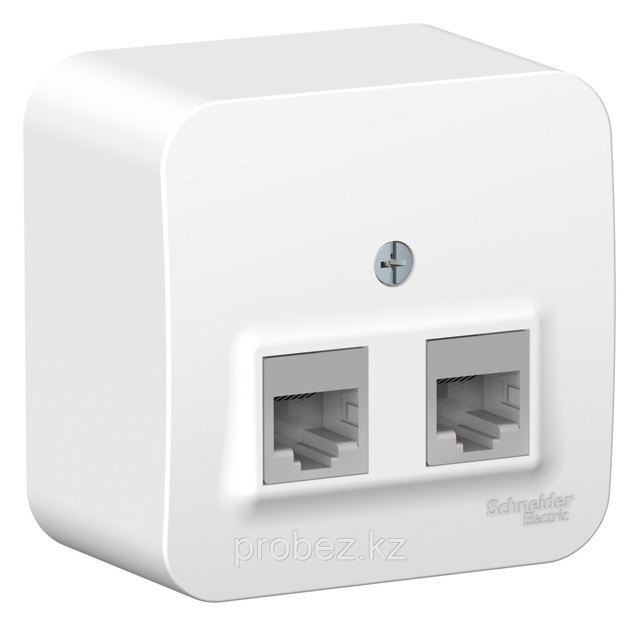 SE BLNIA045451 BLANCA О/У Розетка двойная компьютерная RJ45, кат.5Е, изол.пл.,белый