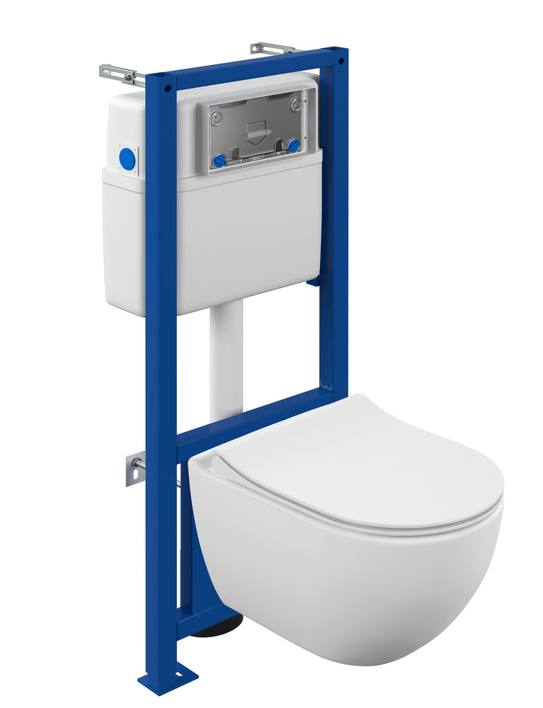 Комплект Cersanit BRASKO SMART CO DPL EO slim инсталляция LINK PRO LP (64916)