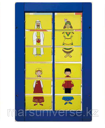 Примеряй одежду - (Бизиборд) 70*45*3.2