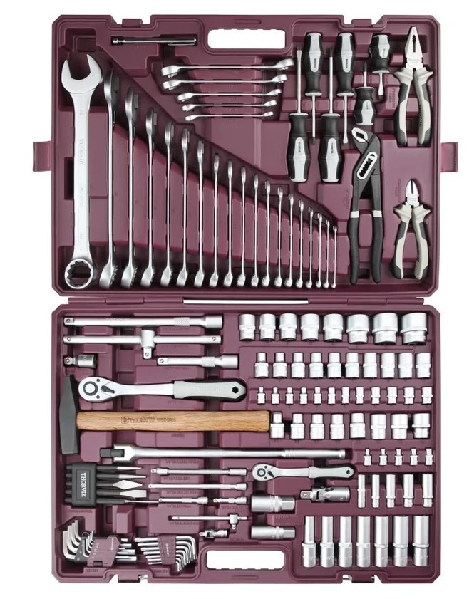 Набор инструмента универсальный 1/4", 1/2"DR, 127 предметов TS127