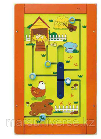 " Приключенье курочки " (Бизиборд) 70*45*3.2см