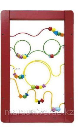 Тренировка мышления - бусинки (Бизиборд) 70*45*3.2