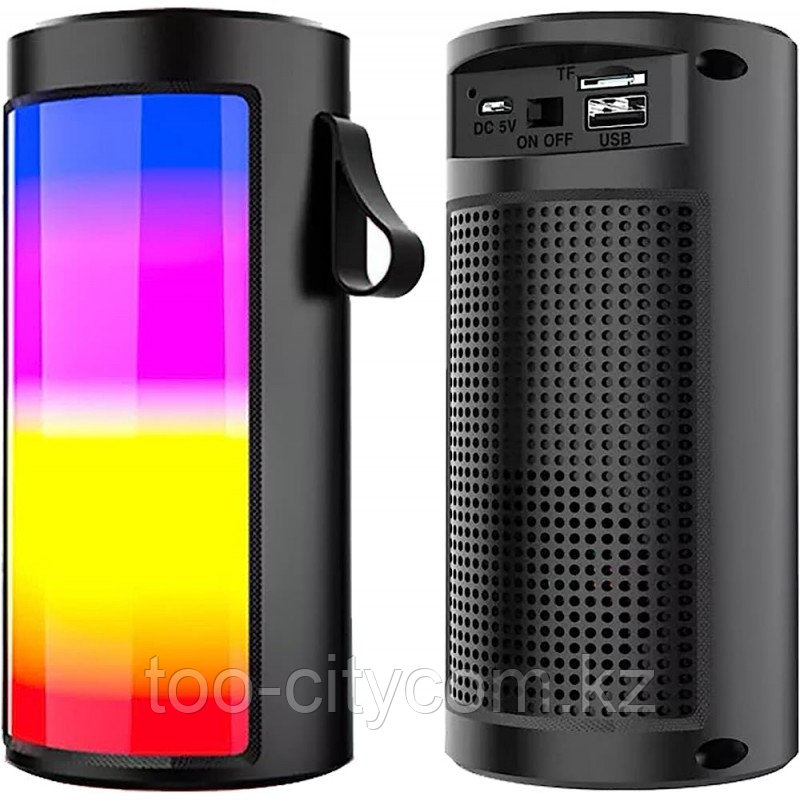 Портативная Bluetooth колонка со светодиодной подсветкой Sing-e Mini speaker ZQS1201 Арт 7261, фото 1