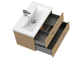 Тумба под раковину подвесная Cersanit LARA 80 для COMO 80 орех (63416)