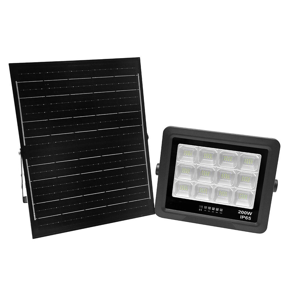 Светодиодный прожектор на солнечной батарее 200 Вт