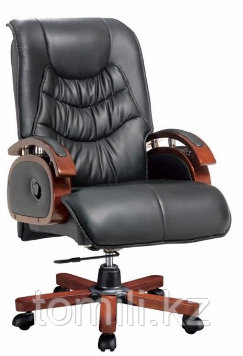 Кресло руководителя EasyChair  кожа черный