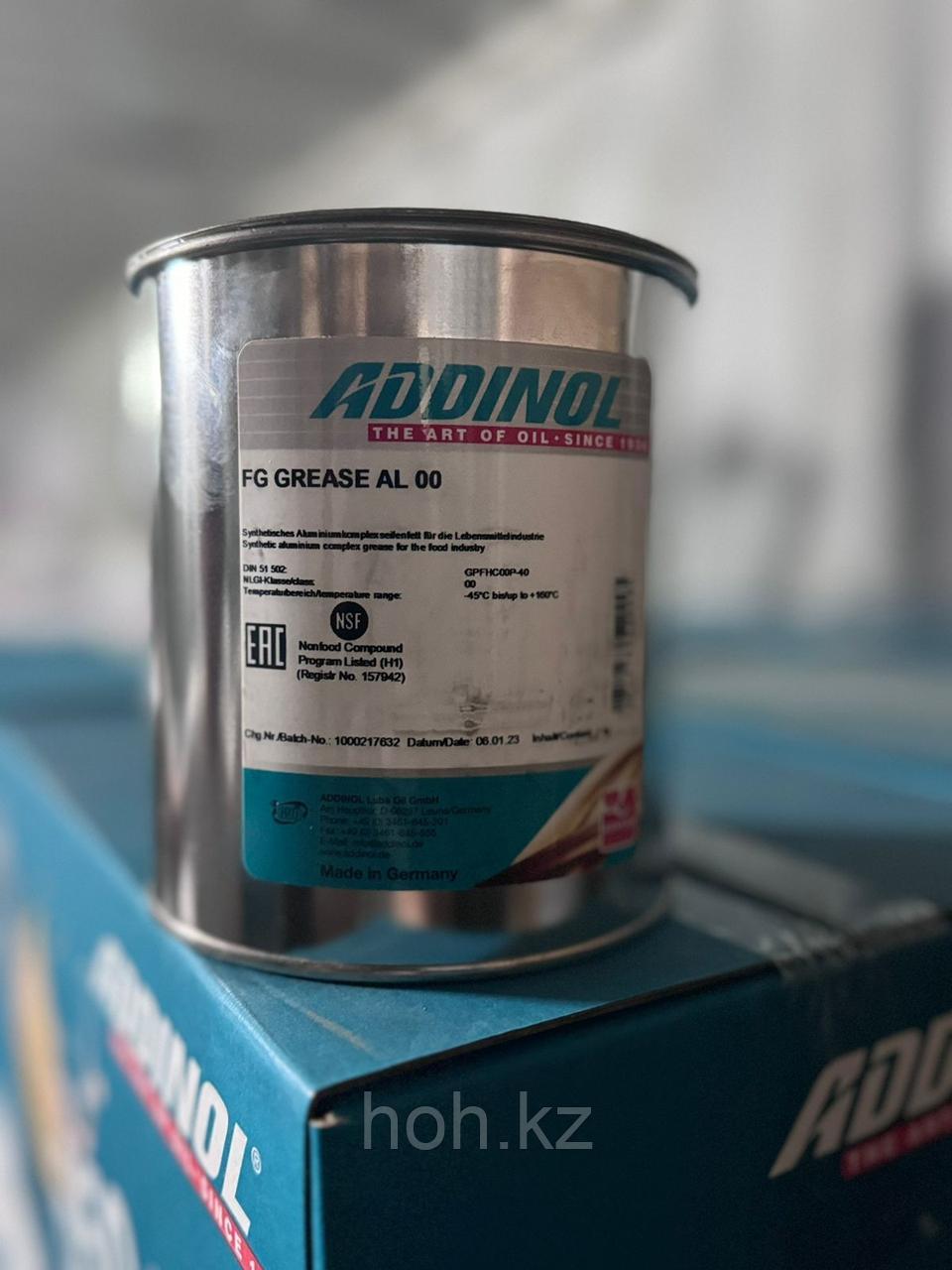 Пластичная смазка ADDINOL FG Grease AL 00