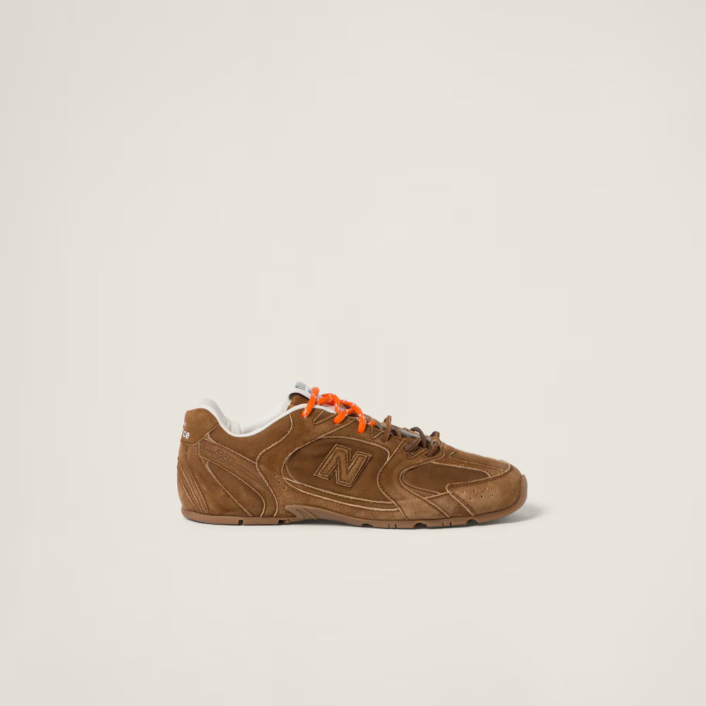 Кроссовки New Balance X Miu Miu 530 SL suede sneakers Cinnamon, фото 1