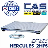 Весы платформенные CAS Hercules 2HFS 1212 весовая платформа 1200*1200 для склада грузовая до 2000кг