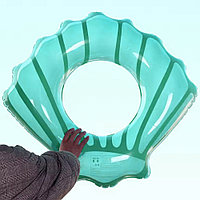 Надувной круг ракушка 80 см бирюзовый