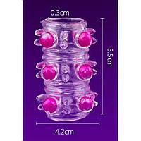Силиконовая насадка на половой член 1 шт