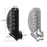 Силиконовая насадка на половой член 1 шт, фото 2