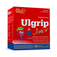 Витамины для детей Ulgrip Junior пищевая добавка при гриппе, 10 саше
