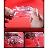 Силиконовая насадка на половой член 1 шт, фото 10