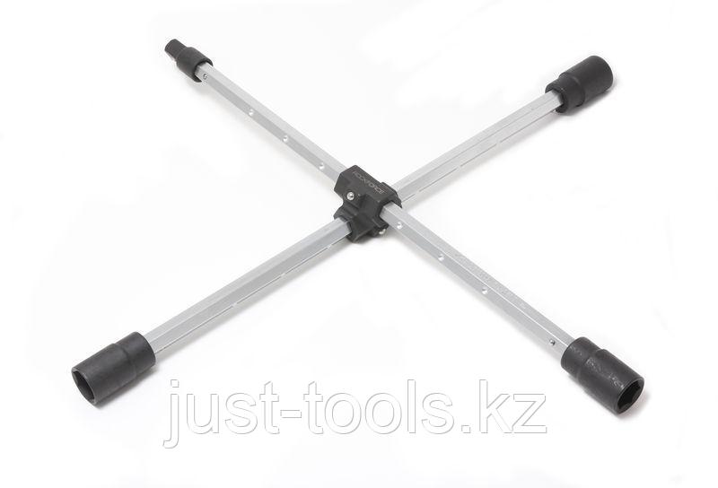 ROCKFORCE Ключ баллонный крестовой складной переставной 18"-450мм (17, 19, 21мм, 1/2'') 27364       RF-681500
