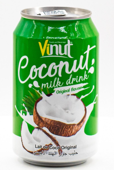 Напиток Vinut Кокосовое молоко ОРИГИНАЛ 330ml (24шт-упак) / Вьетнам