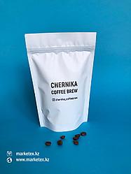 Дой-пак белый с логотипом