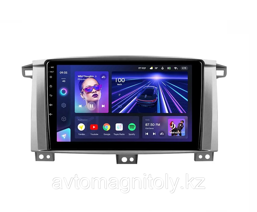 Автомагнитола Teyes CC3 360 2K 6GB/128GB для Toyota Land Cruiser 100 2003-2007