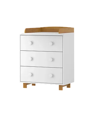 Детский комод Tomix Laredo , белый/бук