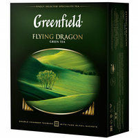 Чай зеленый, 100 пакетиков Greenfield Flying Dragon