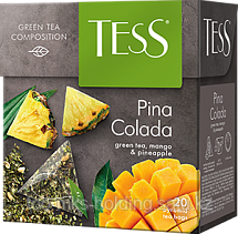 Чай зеленый, 20 пирамидок Tess Pina Colada - фото 1 - id-p118429944