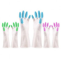 Перчатки гелевые L с цветными наперстками 1 пара без уп.