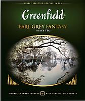 Чай черный, 100 пакетиков Greenfield Earl Grey Fantasy black tea