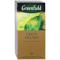 Чай зеленый, 25 пакетиков Greenfield Melissa (1,8х25х10) green tea