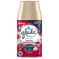 Освежитель воздуха 269мл, Glade сменный для automatic "Пион и сочные ягоды"