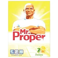 Порошок, средство чистящее 400гр, без отбеливателя с лимоном Mr.Proper