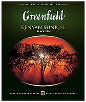 Чай черный, 100 пакетиков Greenfield Kenyan Sunrise фольга