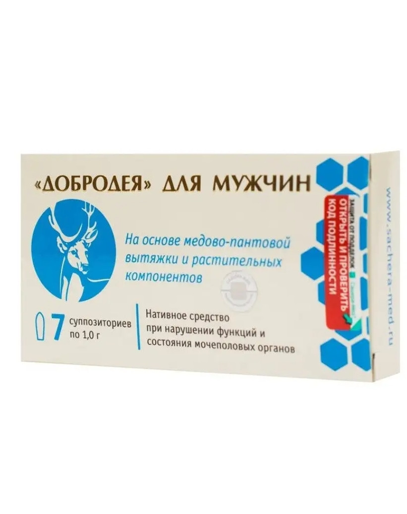 Свечи ректальные добродея,7 шт