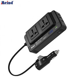 Инвертор автомобильный Meind 8300, 200W, 2 розетки + 4xUSB Арт.7826
