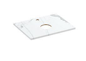 Столешница Cersanit STONE из керамогранита Energy 60х45х2 белый матовый (63856)