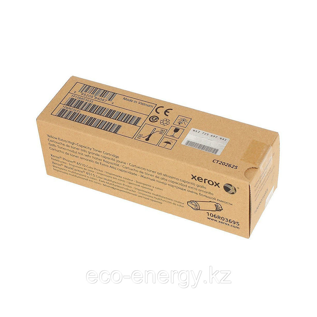 Xerox 106R03695 экстра сыйымдылығы жоғары тонер-картридж (сары)
