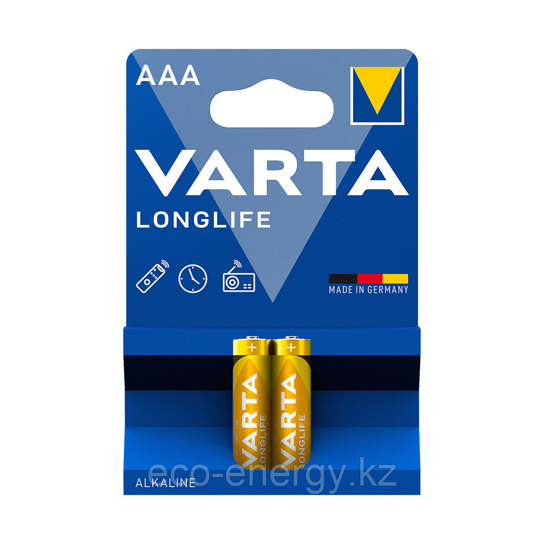 VARTA Longlife Micro 1.5V - LR03/ AAA батареясы (2 дана)