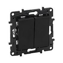 Niloe Step 10А автоматты қос пернелі ажыратқыш.терминалдар Қара