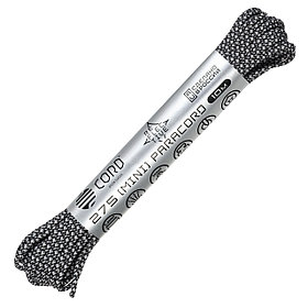 Паракорд 275 CORD nylon 10м SuperReflective (black snake)