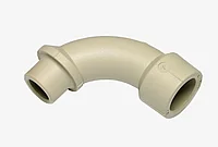 Отвод пластиковый Мат-л: ПП-полипропилен, Диам.: 110 мм, Угол: 90 град.