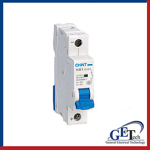 Автоматический выключатель NB1-63DC, 1P 2A 6kA С 500В DC_CHINT_182700